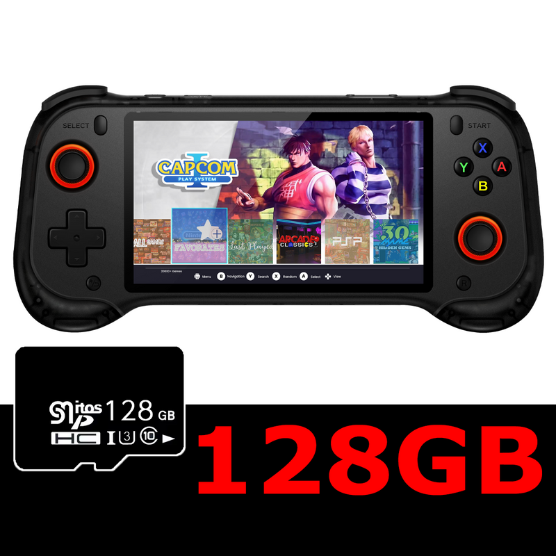 Cargue la imagen en el visor de la galería, Consola de juegos portátil retro QRD Vortex F5