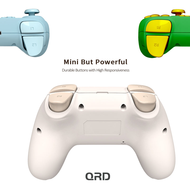 Cargue la imagen en el visor de la galería, Controlador inalámbrico QRD Junior E5 Mini para Switch/OLED, PC, iOS y Android
