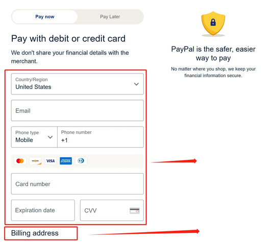 3. Insira os detalhes do cartão de crédito