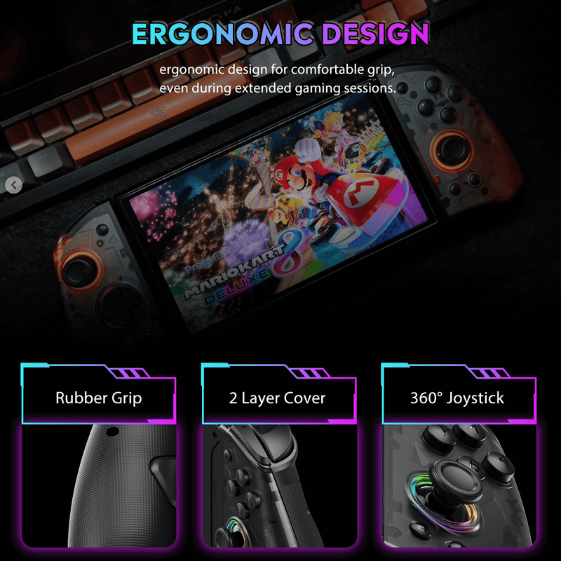 Load image into Gallery viewer, QRD Stellar T5 Nintendo Switch Joy-cons Hall effect joystick