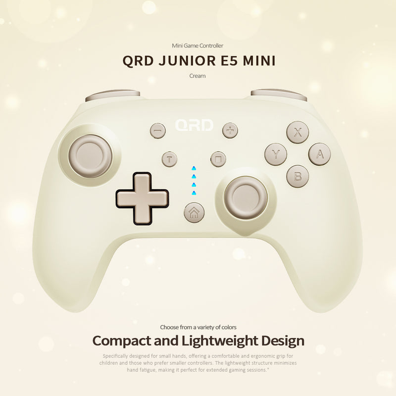 Cargue la imagen en el visor de la galería, Controlador inalámbrico QRD Junior E5 Mini para Switch/OLED, PC, iOS y Android