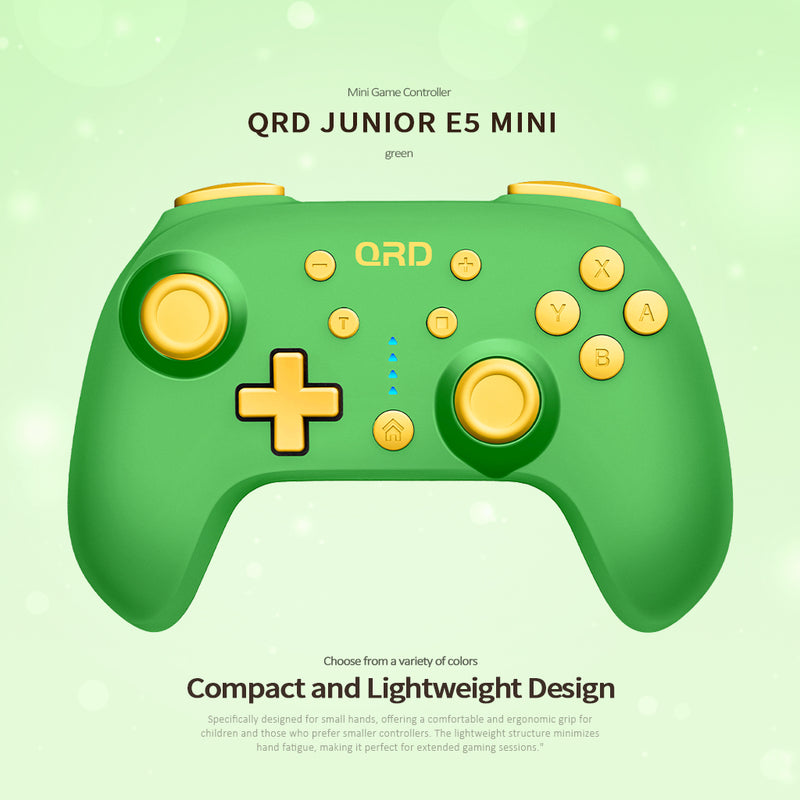 Cargue la imagen en el visor de la galería, Controlador inalámbrico QRD Junior E5 Mini para Switch/OLED, PC, iOS y Android