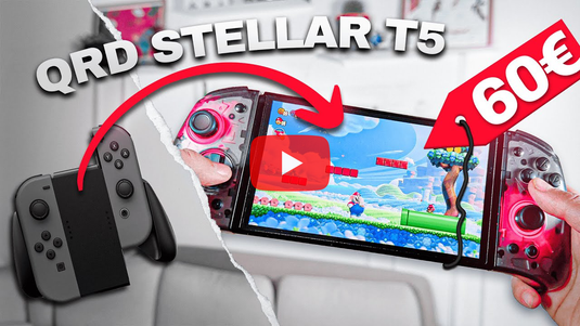 QRD Stellar T5 wireless joypad for Switch - Youtube review by TECnaiche