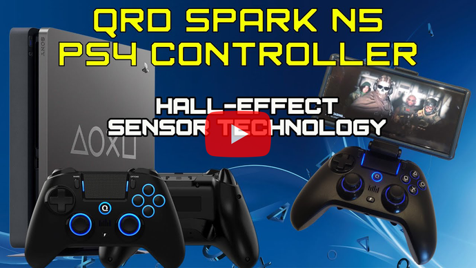 CONTROLADOR INALÁMBRICO QRD SPARK N5 PARA PS4 COMPATIBILIDAD UNIVERSAL PS3/PS4/PS5/PC/PLATAFORMAS MÓVILES 