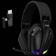 QRD A55 2.4GHz Wireless Gaming Headset for PS5/PS4/Switch/PC/iOS/Android