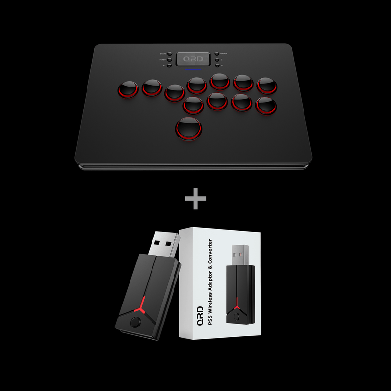 Cargue la imagen en el visor de la galería, QRD Maestro S3 wireless leverless Hitbox Fighting Arcade Stick
