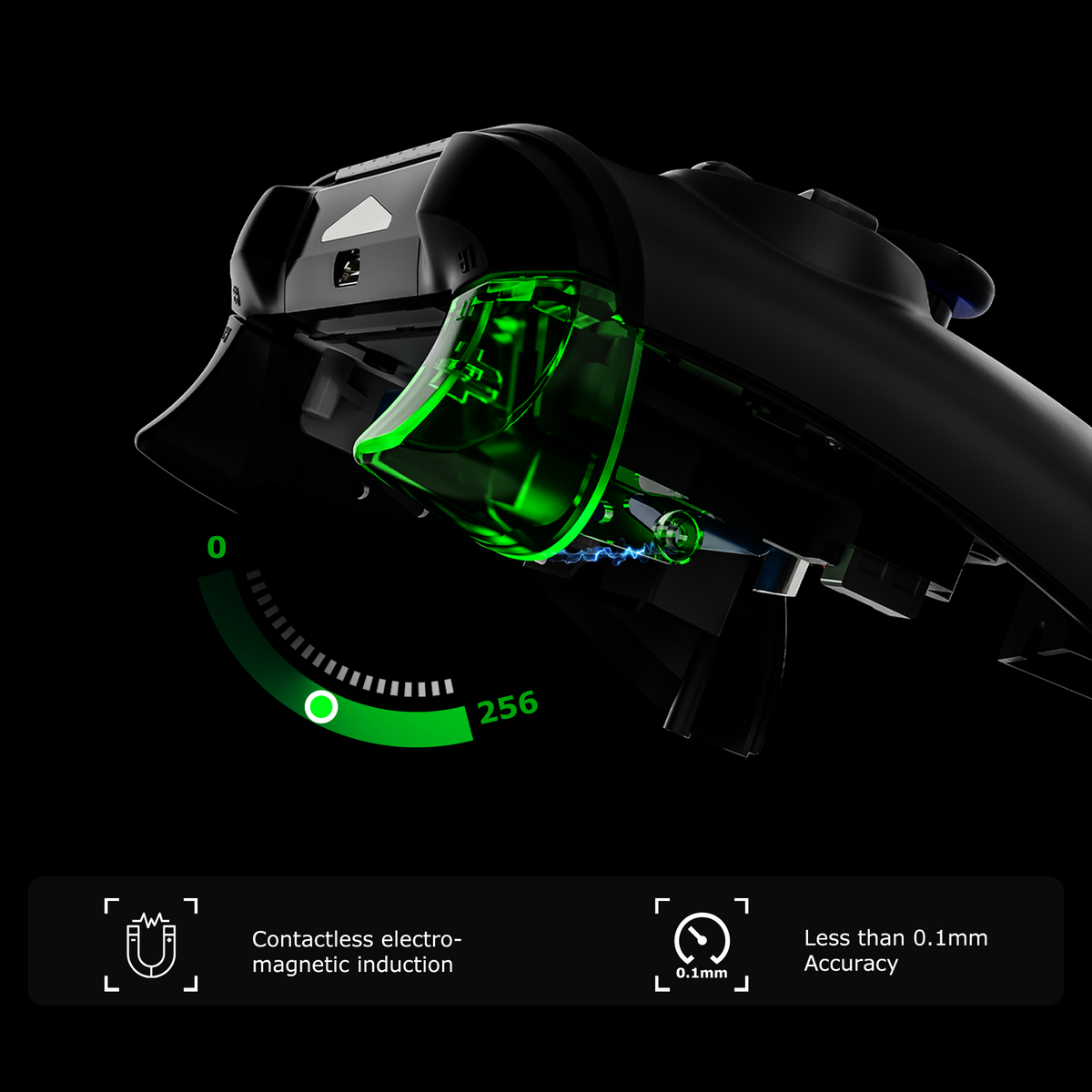 QRD Spark N5 hall effect trigger wireless PS4/PS5 controller