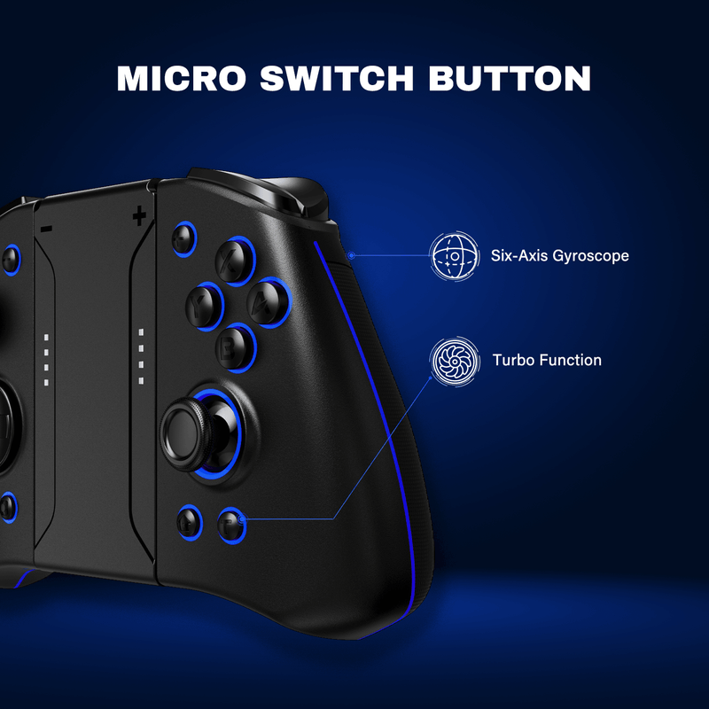 Load image into Gallery viewer, QRD Stellar T3 Wireless Joypad for Switch, Switch OLED with Hall Effect Joystick
