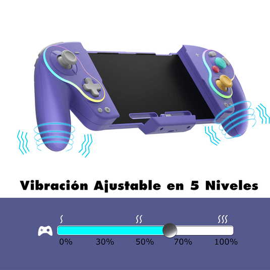 Vibración ajustable de 5 niveles