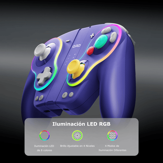 Iluminación RGB de 8 colores